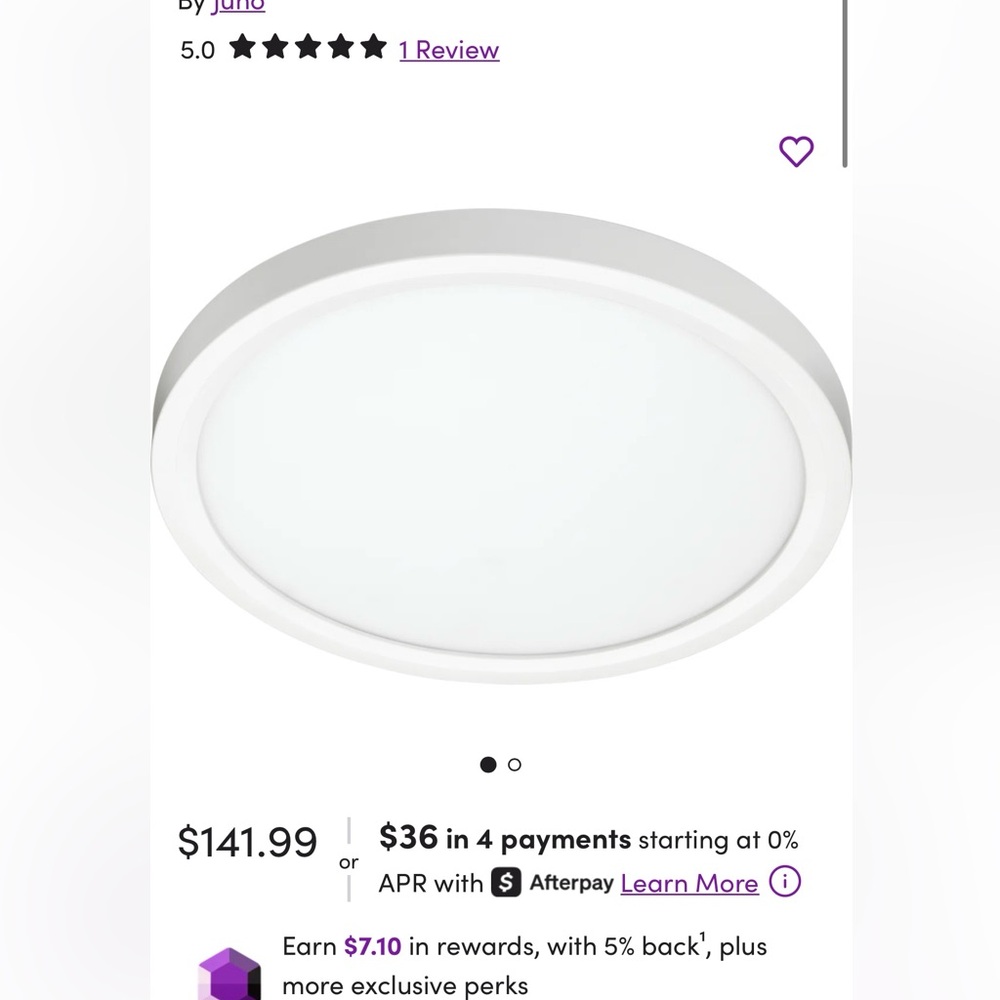 White LED Ceiling Light